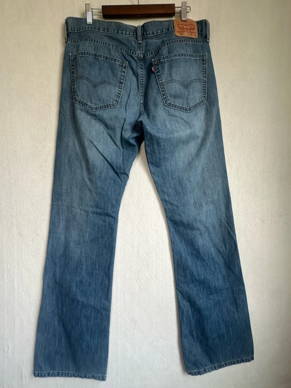 Levi's Men's 527 Medium Blue Straight-Leg Jeans Sz 36 x 34